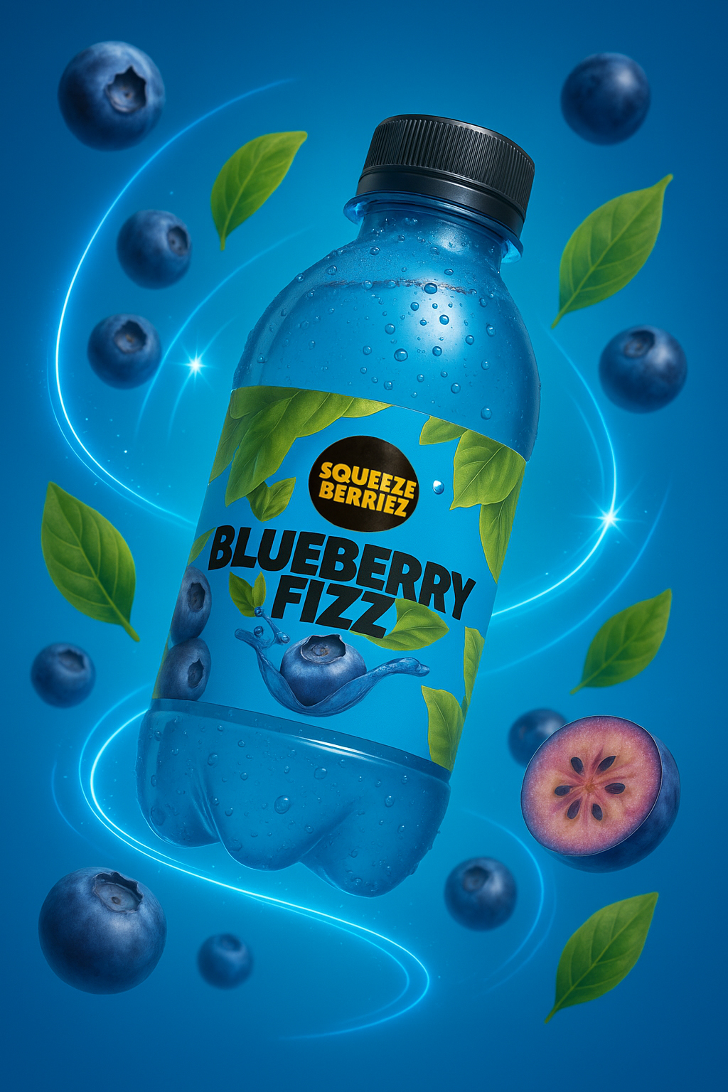 Squeeze Berriez Blueberry Fizz - quality Fruit Drink