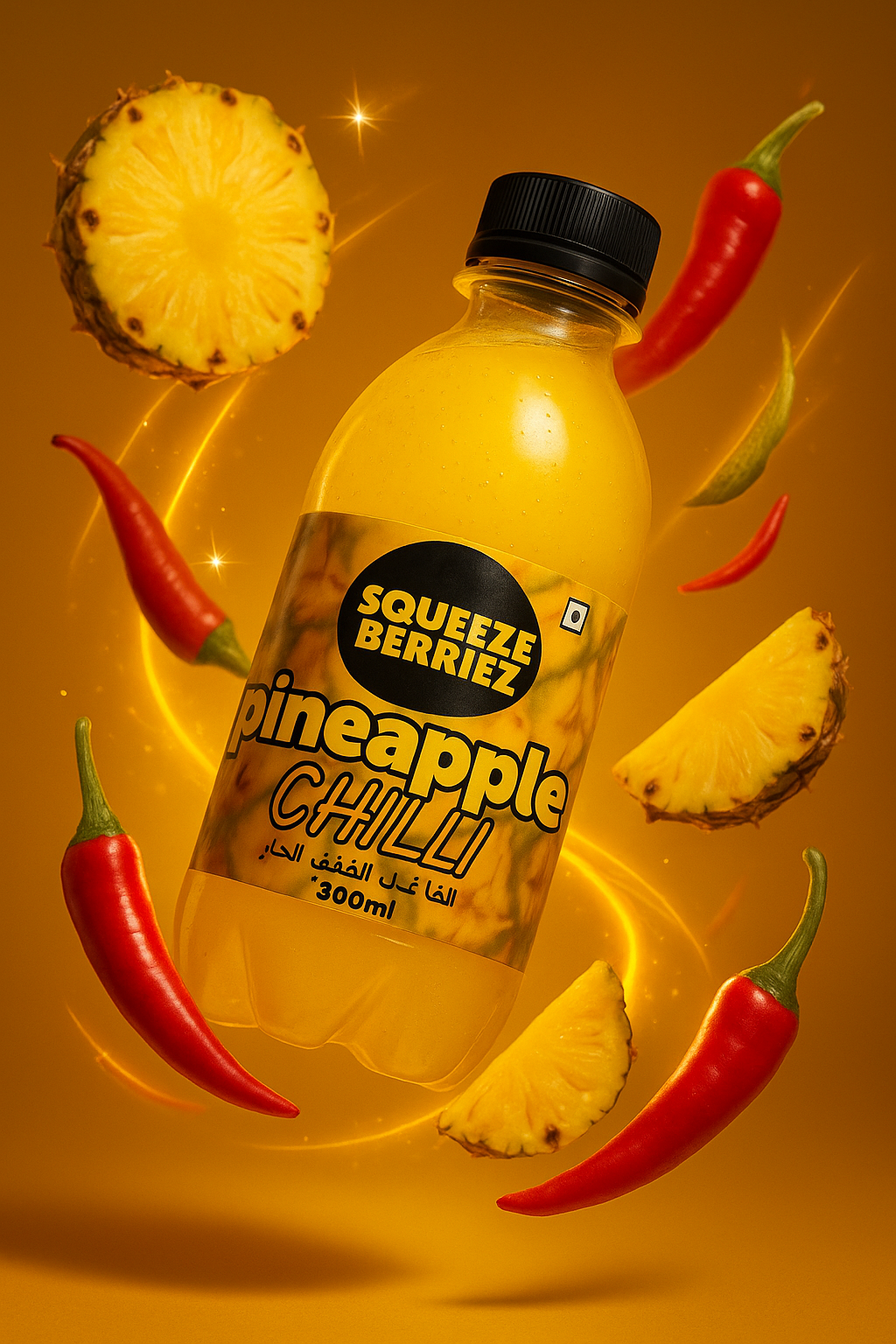 Squeeze Berriez Pineapple Chilli - Spicy Fruit Drink